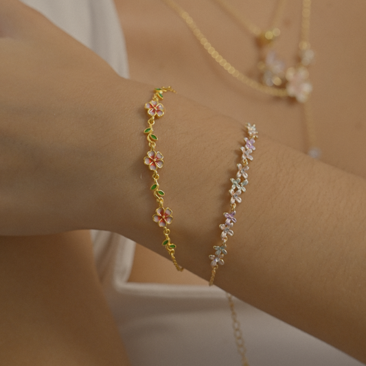 PULSERA DAINTY PETALS - 10504