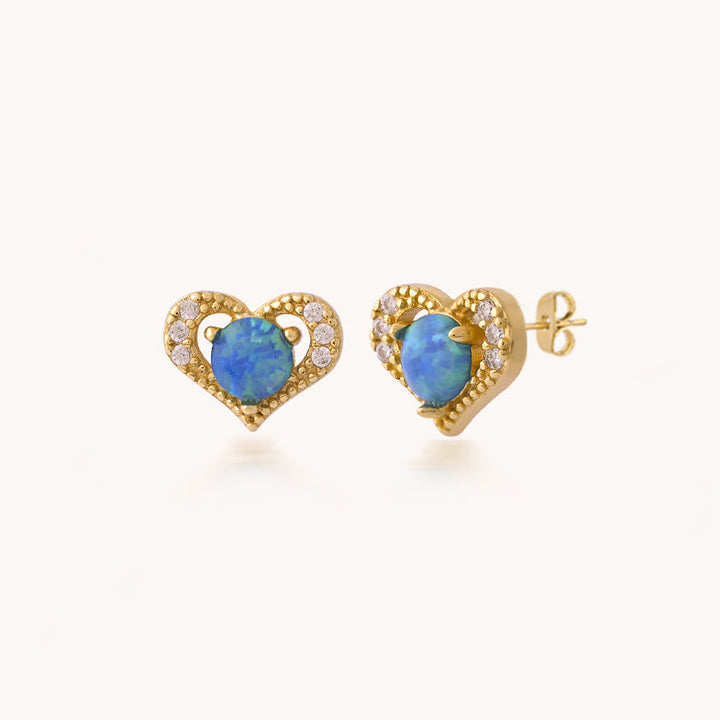 ARETES OPAL HEART - 10009