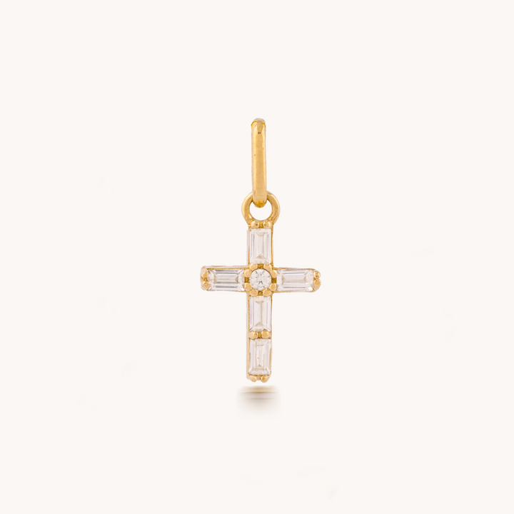 DIJE CRUZ ORO 18K - 10313