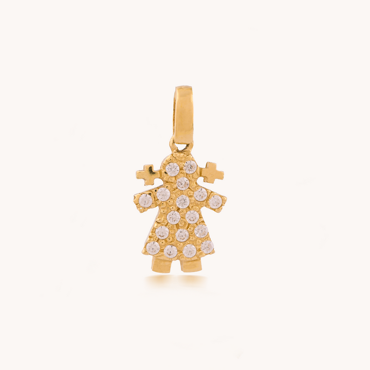 DIJE NIÑA ORO 18K - 10317