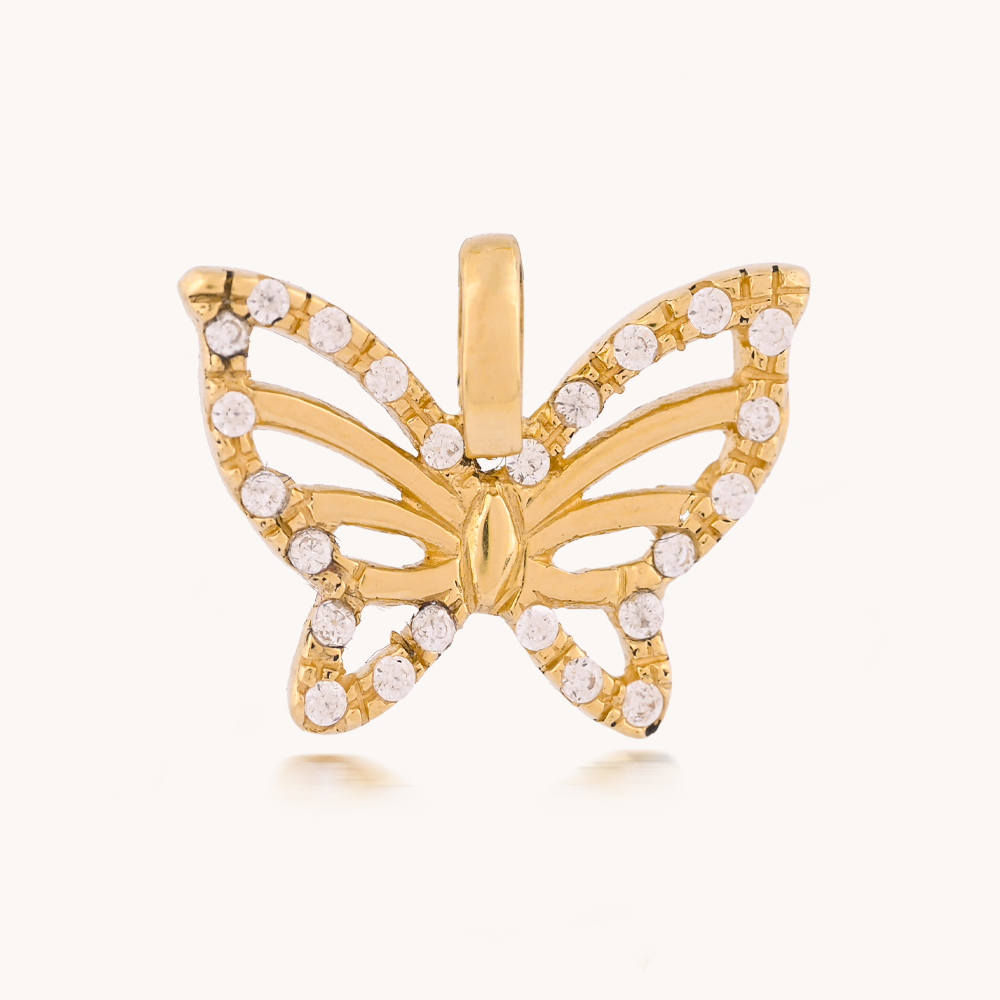 DIJE MARIPOSA ORO 18K - 10322