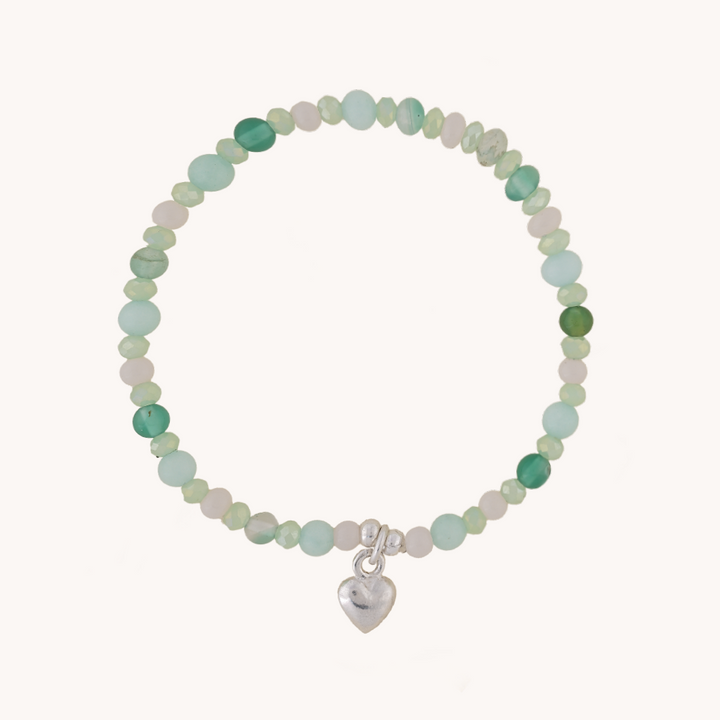 PULSERA JADE HEART - 10466