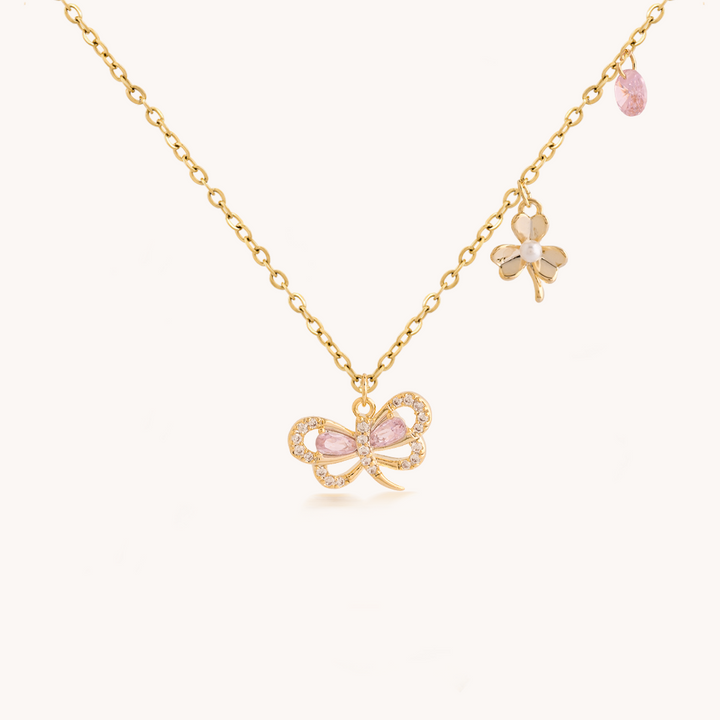 COLLAR PINK BUTTERFLY - 10499