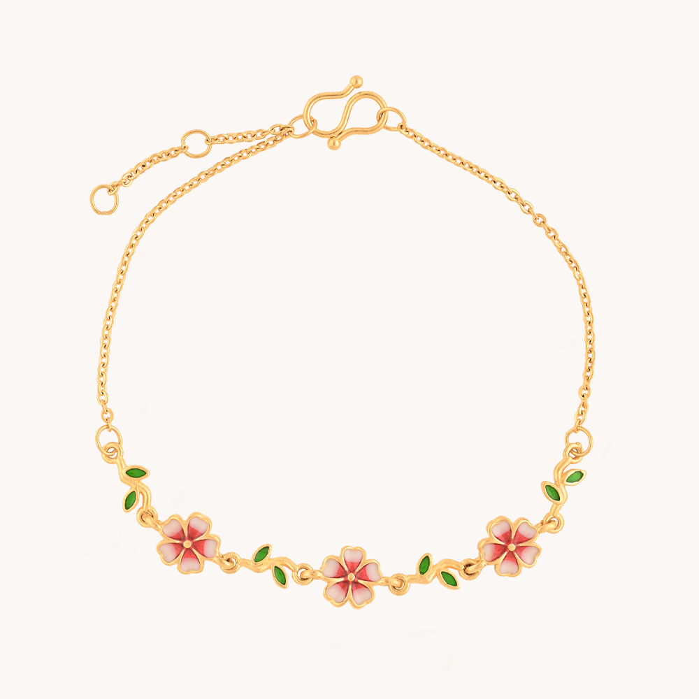 PULSERA PINK GARDEN - 10502