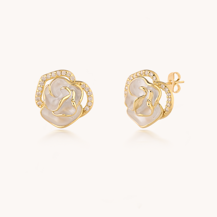 ARETES DELICATE ROSE - 10556