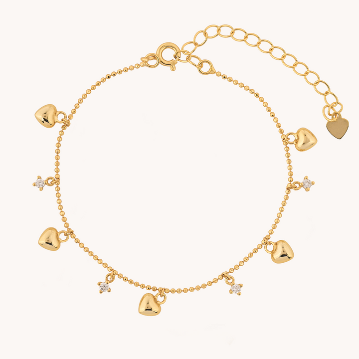 PULSERA HEART CHARM - 10628