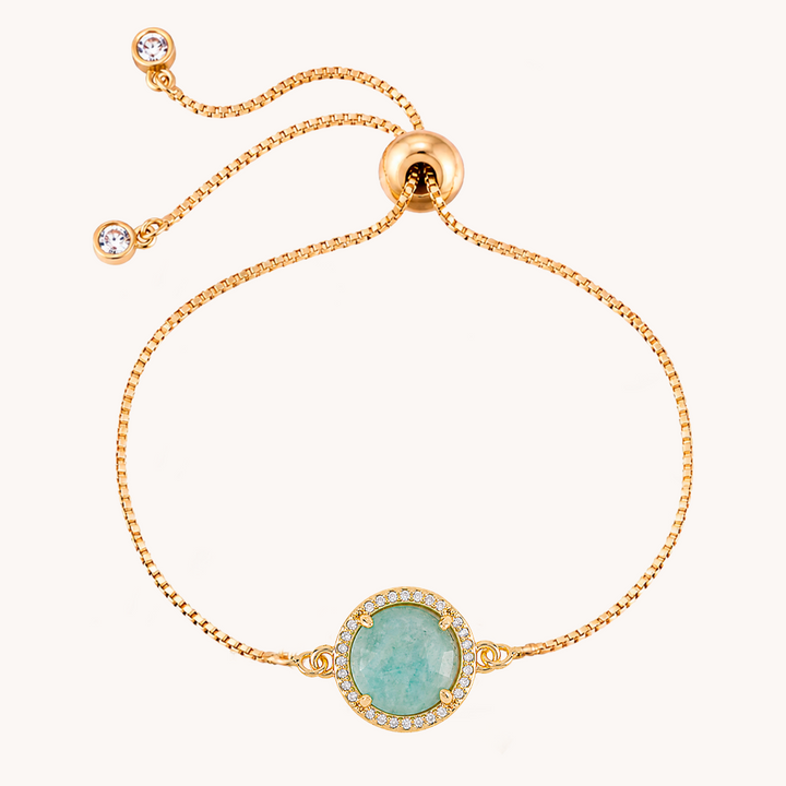 PULSERA ROUND AMAZONITA - 10786