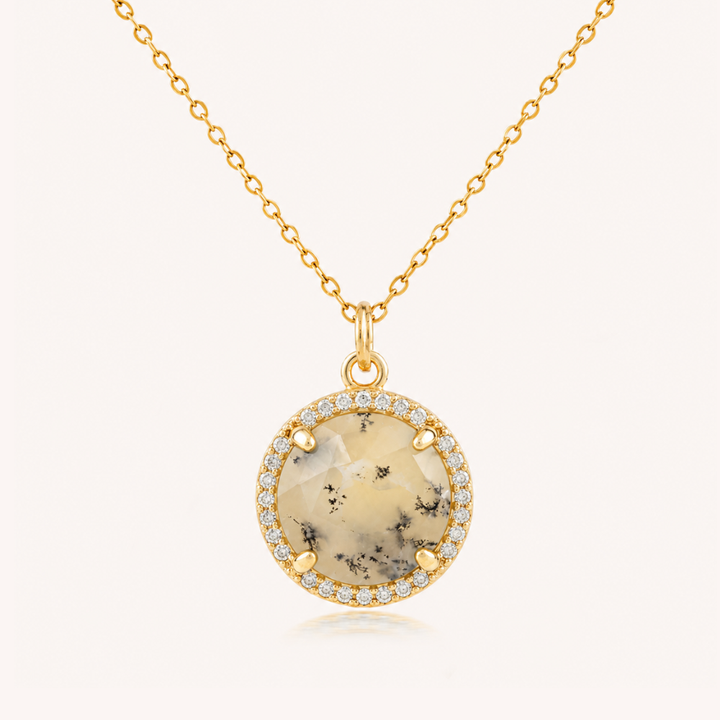 COLLAR ROUND AGATA MERLINITA - 10800