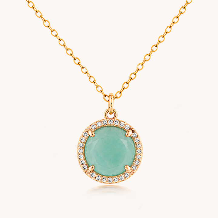 COLLAR ROUND AMAZONITA - 10801