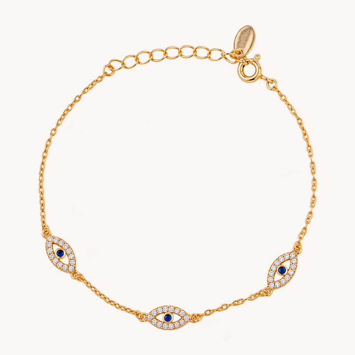 PULSERA OJO TURCO OVAL - 10990