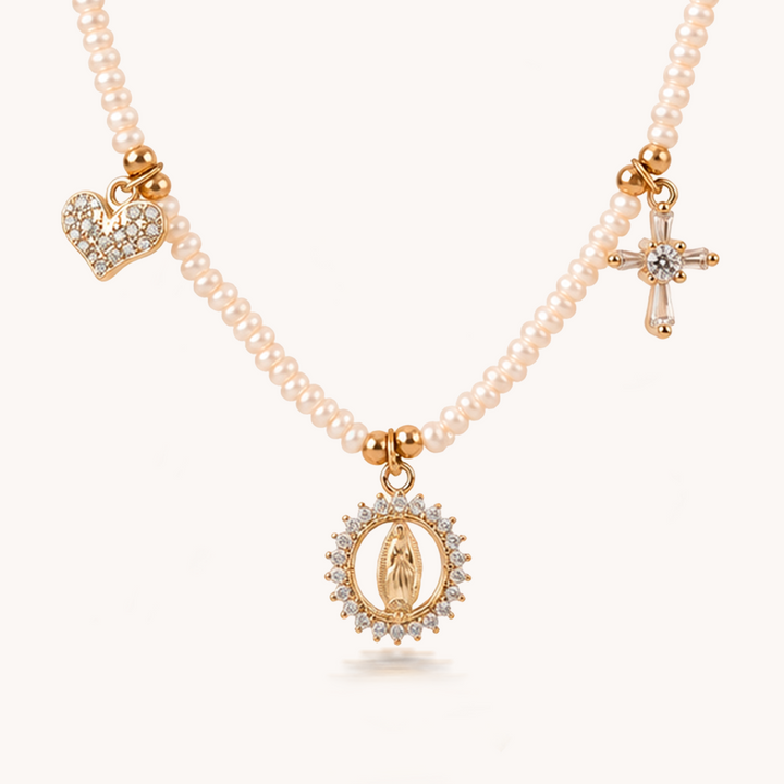COLLAR VIRGEN Y CRUZ - 11020