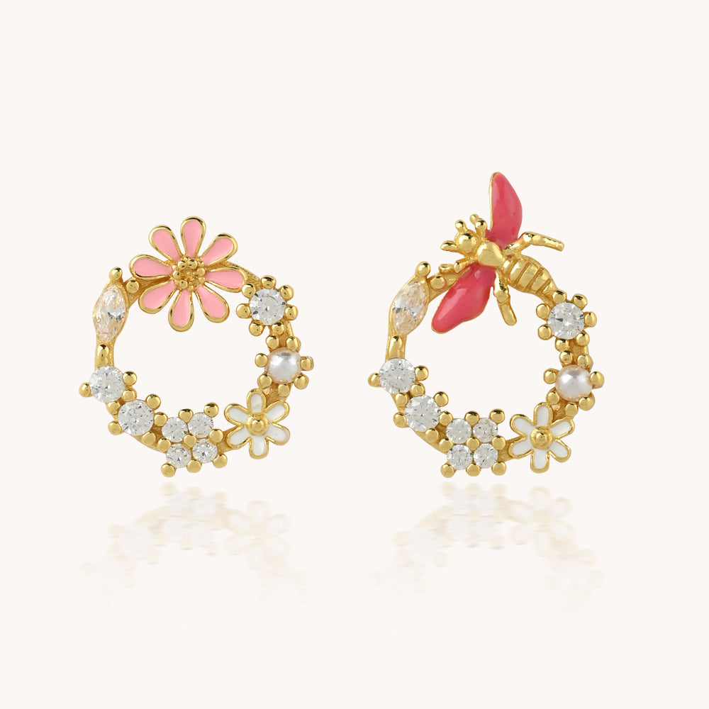 PLATA_BAÑADA_EN_ORO_18K-ARETES-Bohoo Jewelry-Bohoo Accesorios