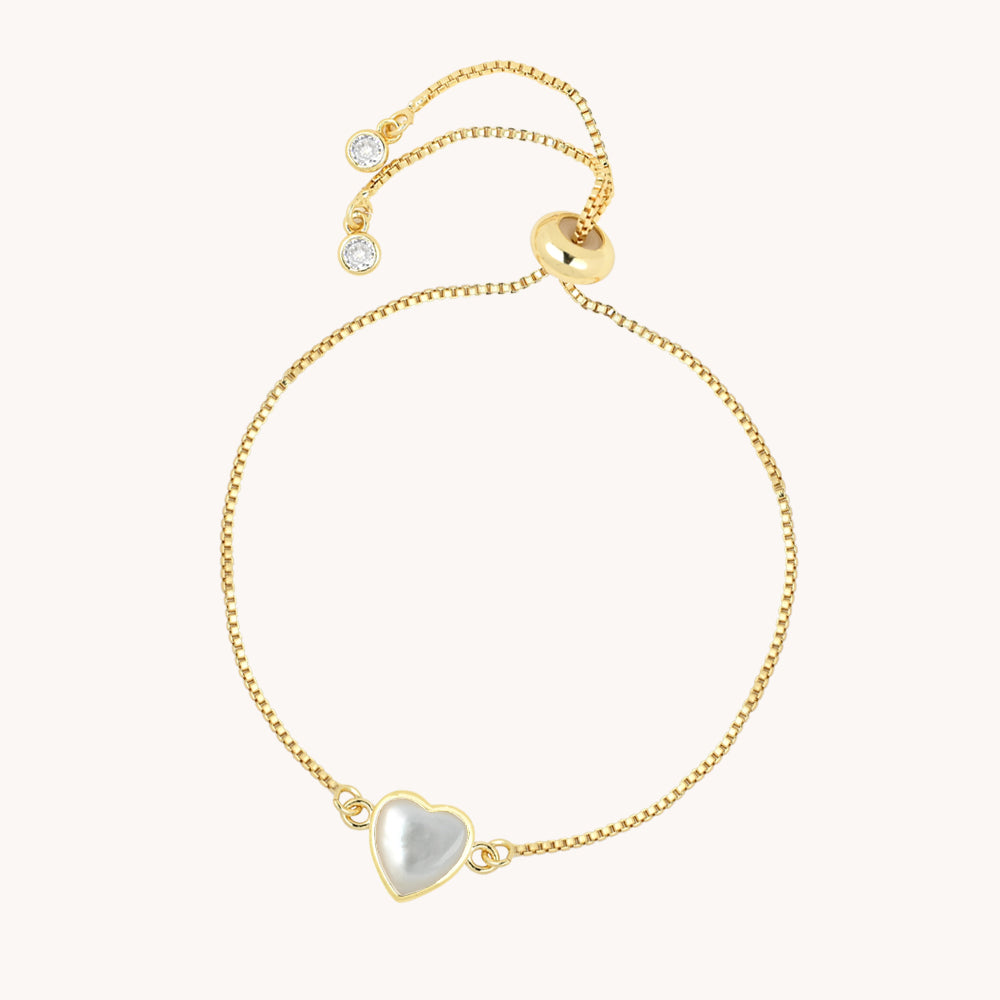 PULSERA GEMSTONE HEART - 6292