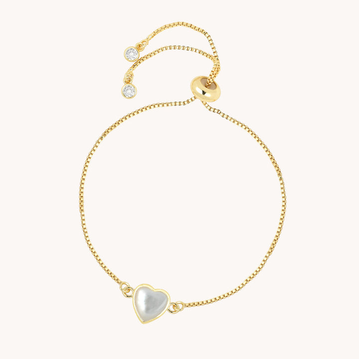 PULSERA GEMSTONE HEART - 6292