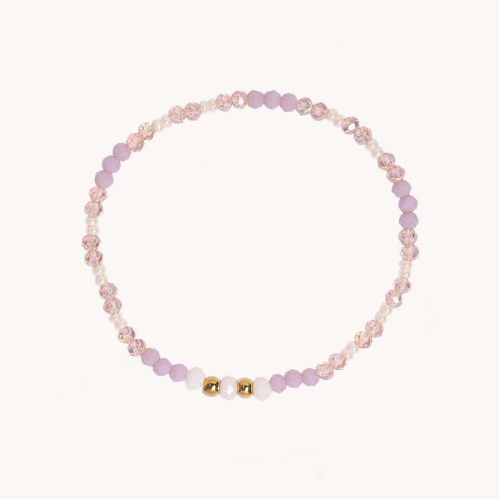 PULSERA DOBLE LILA - 6720