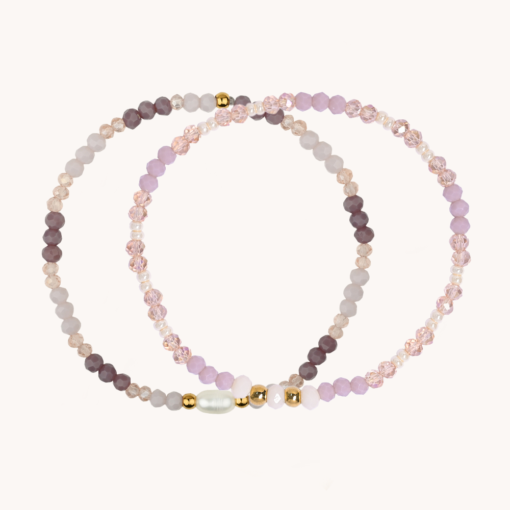 PULSERA DOBLE LILA - 6720