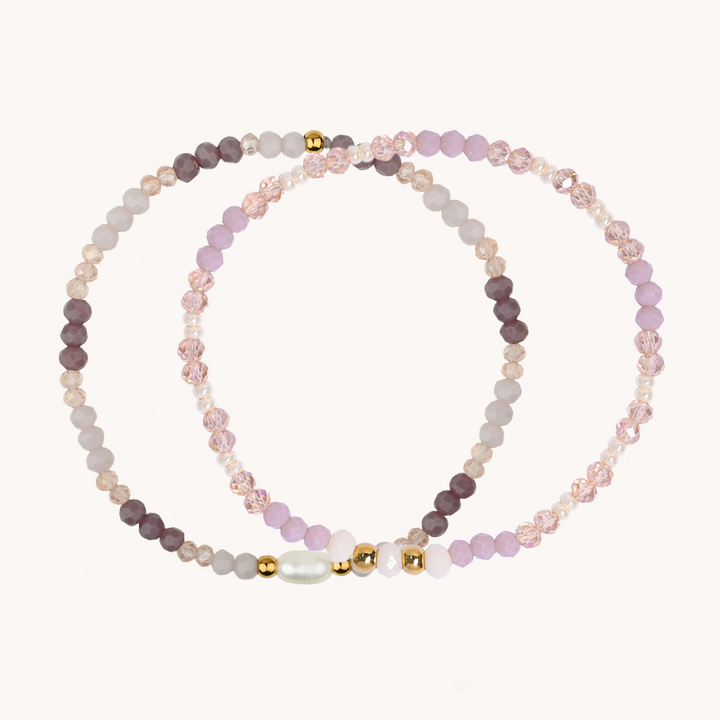 PULSERA DOBLE LILA - 6720