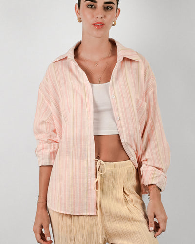 CAMISA CORAL OVERSIZE
