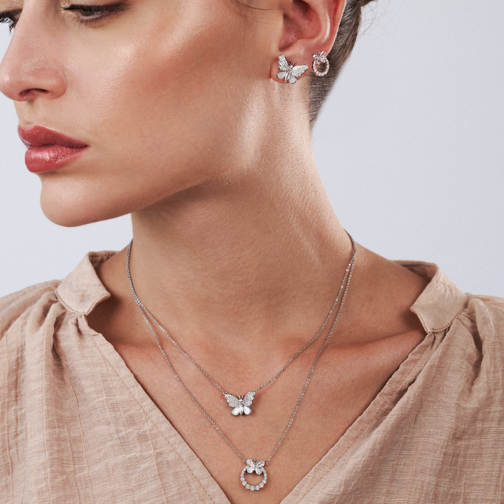 SET SILVER BUTTERFLY – 7721