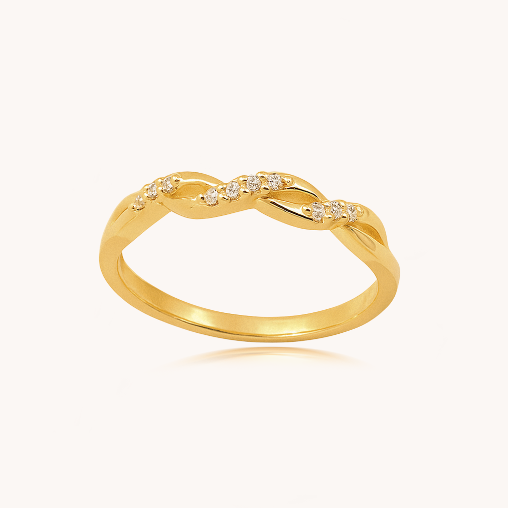 ANILLO INFINITY GOLD - 7804