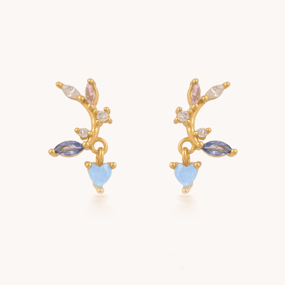 ARETES PÉTALOS DE AMOR - 8591