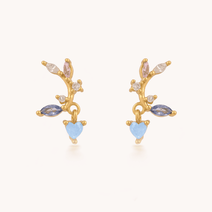 ARETES PÉTALOS DE AMOR - 8591