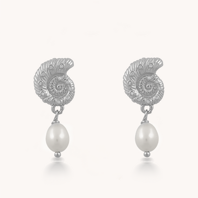 ARETES CARACOLA SILVER - 8620