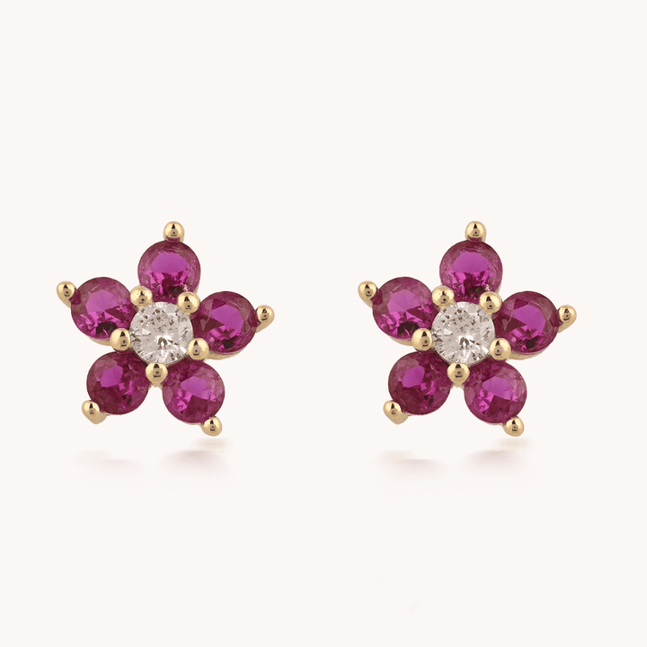 ARETES BLOOMING ROSE - 9120