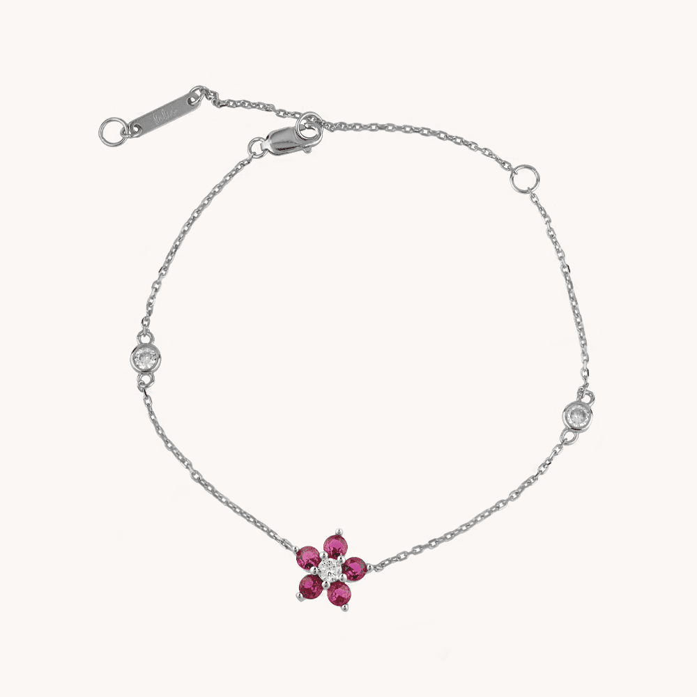 PULSERA FLOR ENCANTADA ROSE - 10879