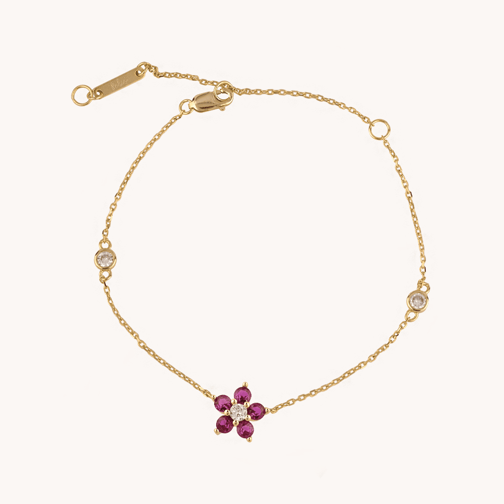 PULSERA FLOR ENCANTADA ROSE - 9140