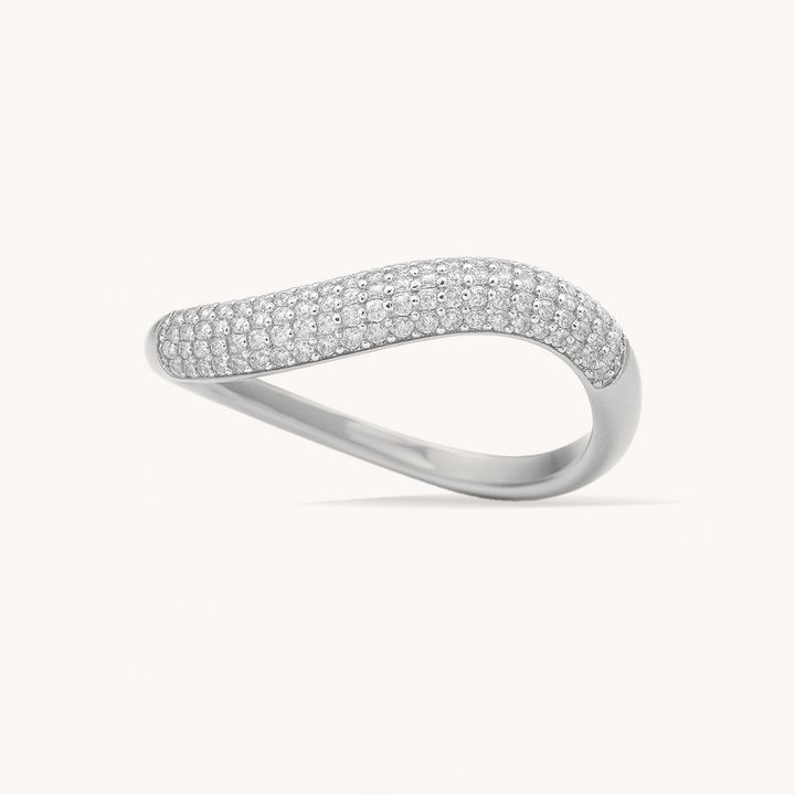 ANILLO PAVE  WAVE - 9806