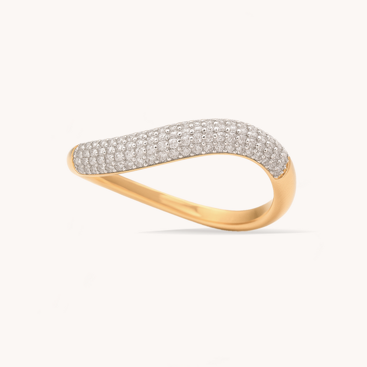 ANILLO PAVE  WAVE - 9808