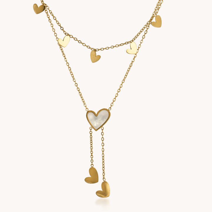 COLLAR CORAZON DOBLE - 7777/7778