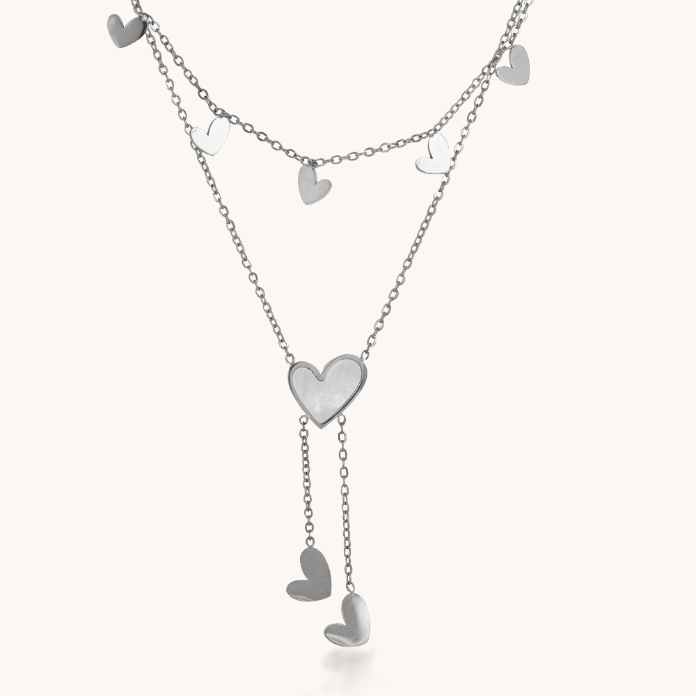 COLLAR CORAZON DOBLE - 7777/7778
