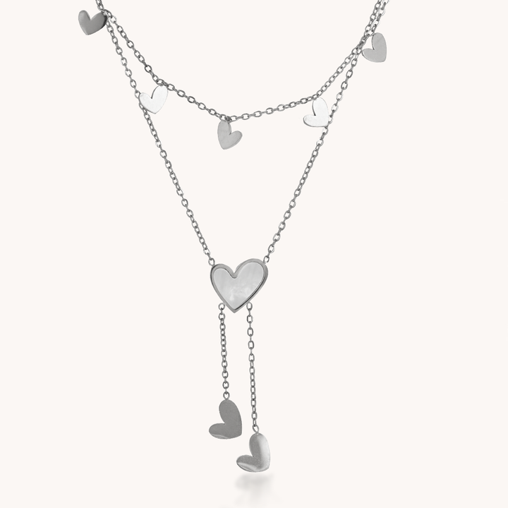 COLLAR CORAZON DOBLE - 7777/7778