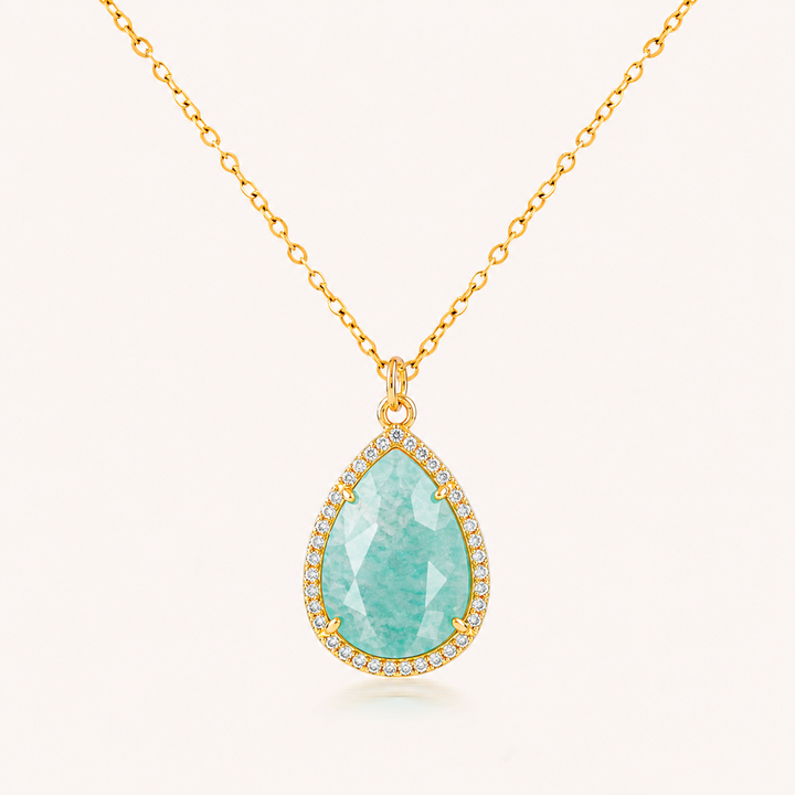 COLLAR HALO AMAZONITA - 10811
