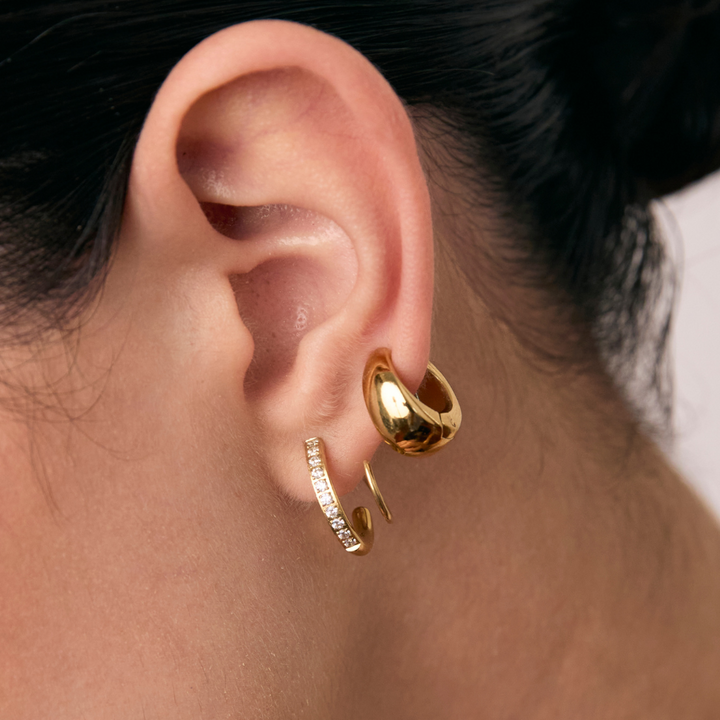 ACERO-ARETES-Bohoo Jewelry-Bohoo Accesorios