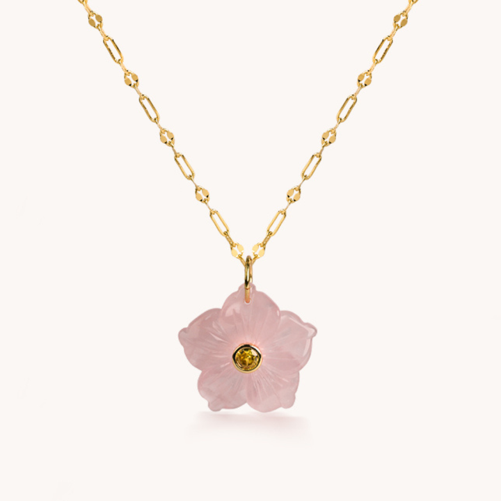 COLLAR GEM BLOOM PINK - 9927