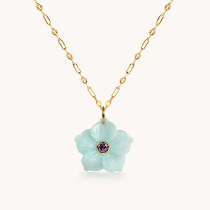 COLLAR GEM BLOOM GREEN - 9928