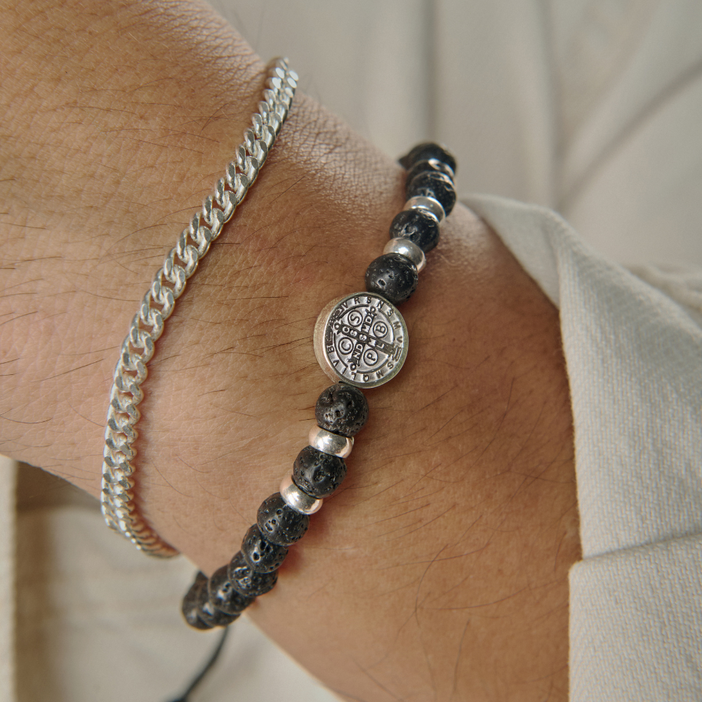 PULSERA VOLCANIC STONE - 10687