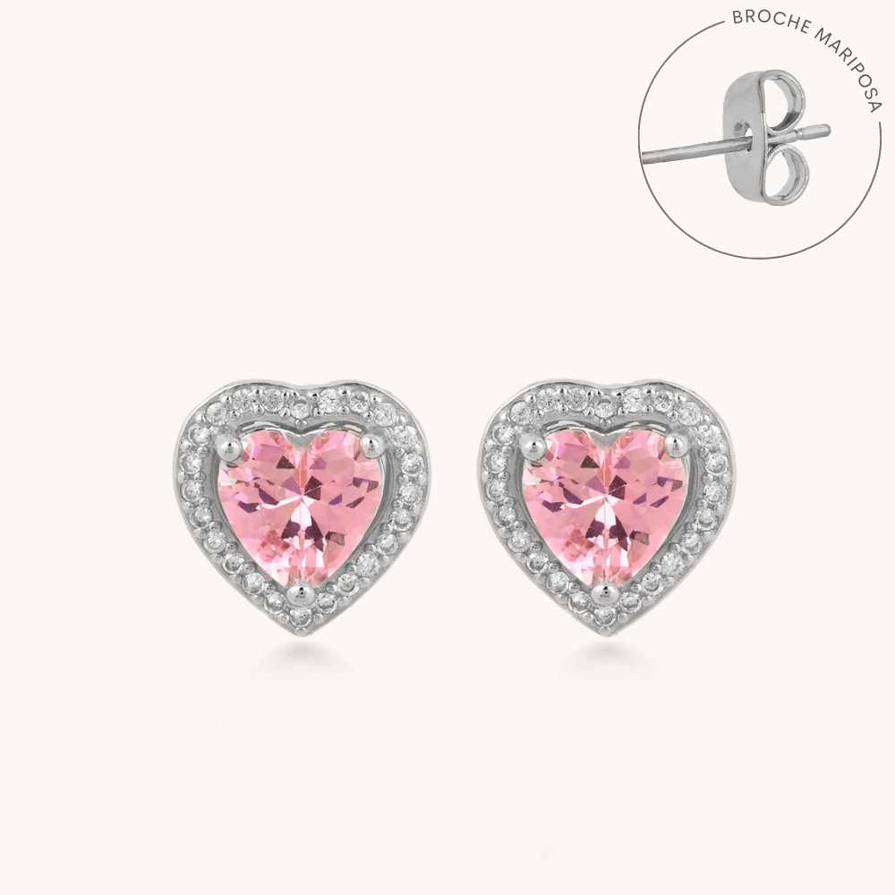 ARETES AMOR A PRIMERA VISTA PINK - 9155