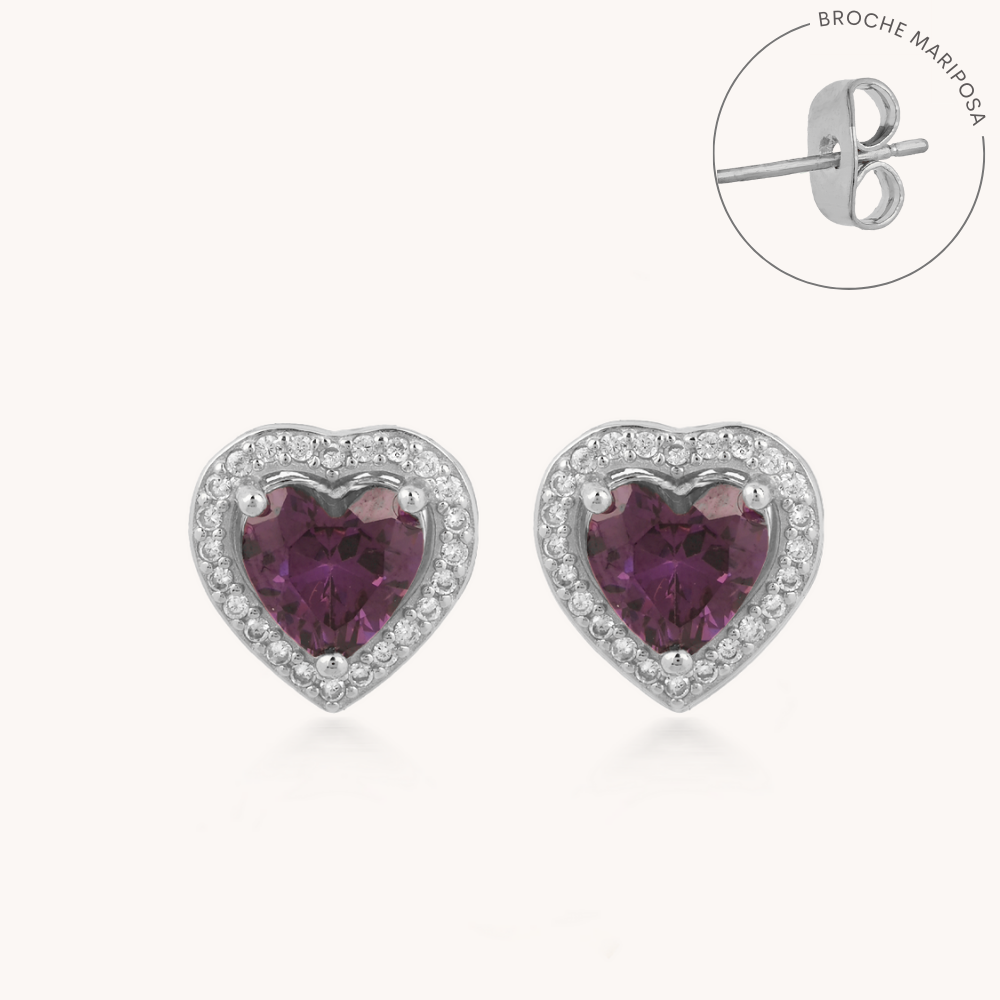 ARETES AMOR A PRIMERA VISTA VIOLET - 9157