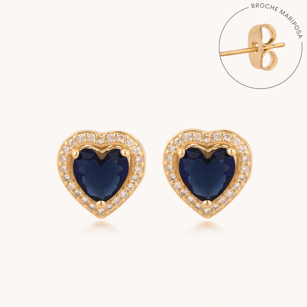ARETES AMOR A PRIMERA VISTA BLUE - 9162