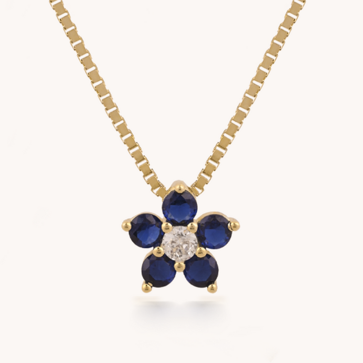 COLLAR ROSABELLA BLUE - 9134