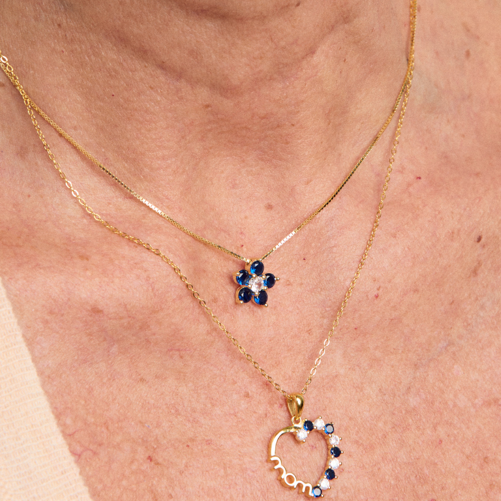 COLLAR ROSABELLA BLUE - 9134