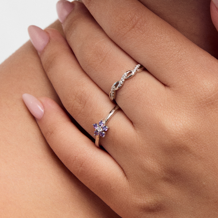 ANILLO FLOR DIVINA VIOLET - 9148