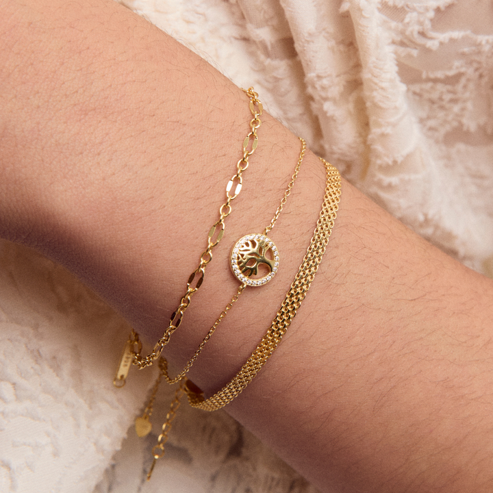 PULSERA AITANA GOLDEN - 9112
