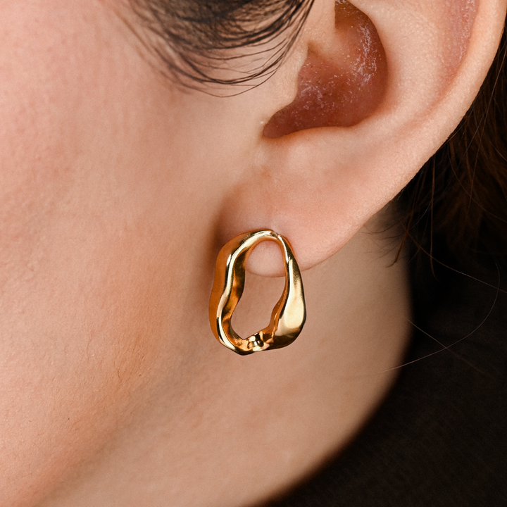 ACERO-ARETES-Bohoo Jewelry-Bohoo Accesorios