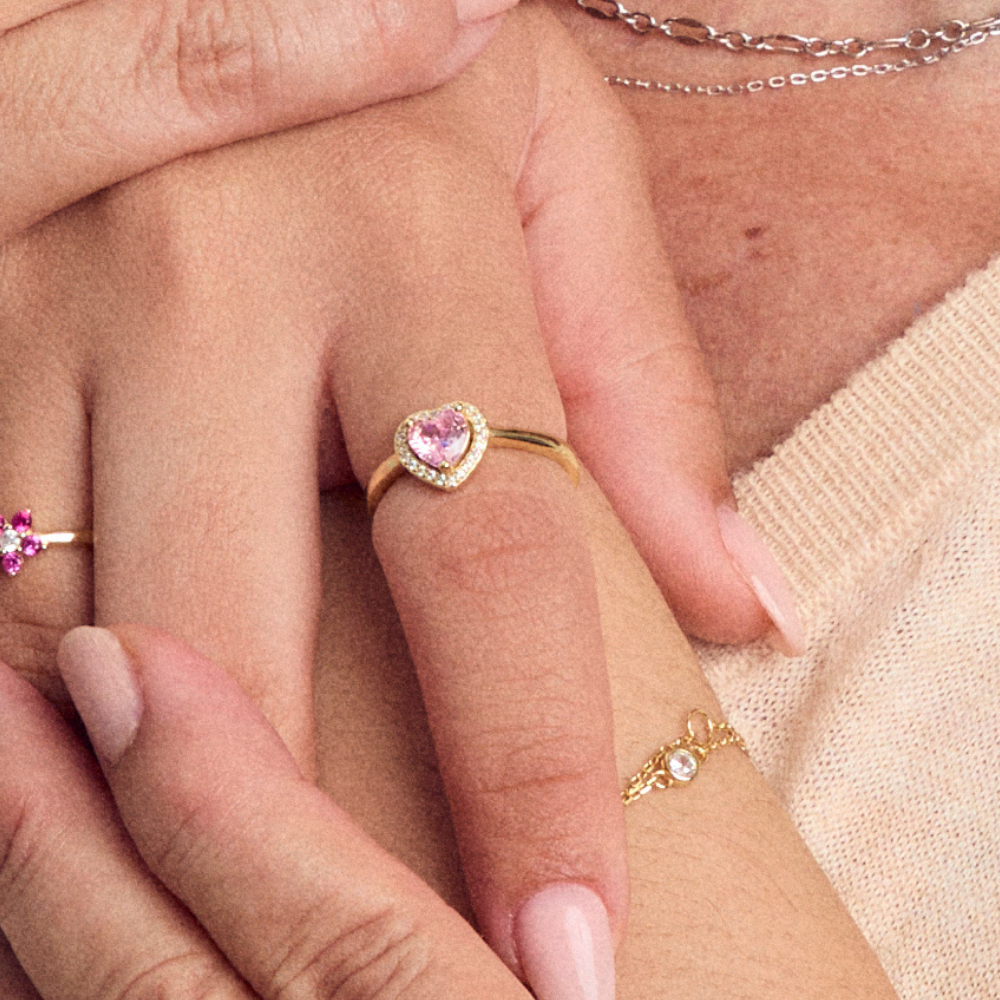 ANILLO AMOR ETERNO PINK - 9183