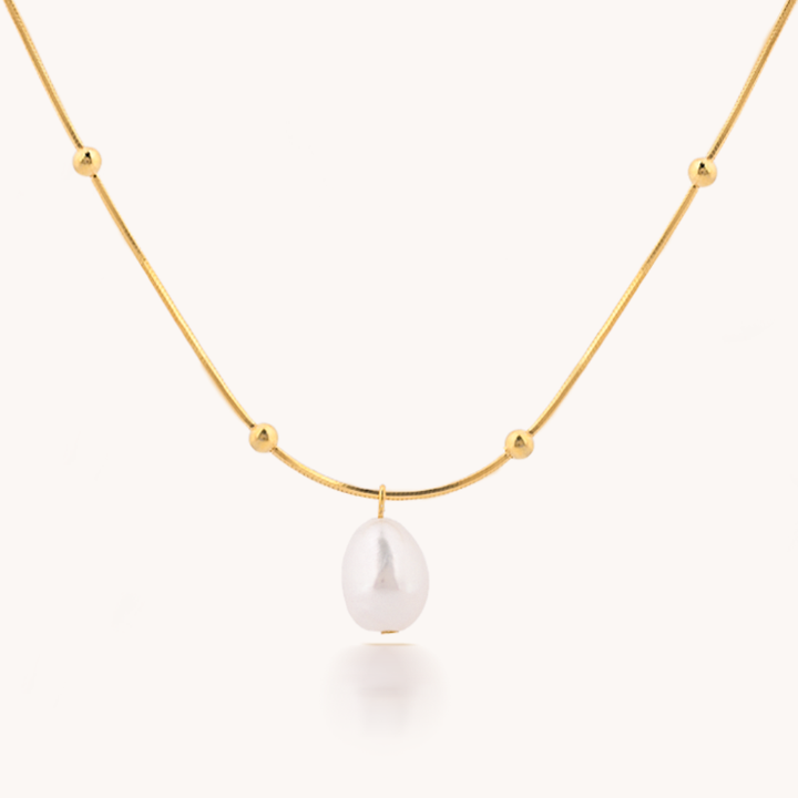 COLLAR WHITE PEARL - 9790